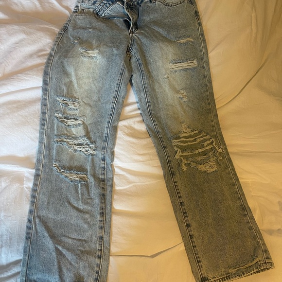 Denim - Distressed Blue Jeans